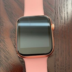 Rose gold 42mm smartwatch